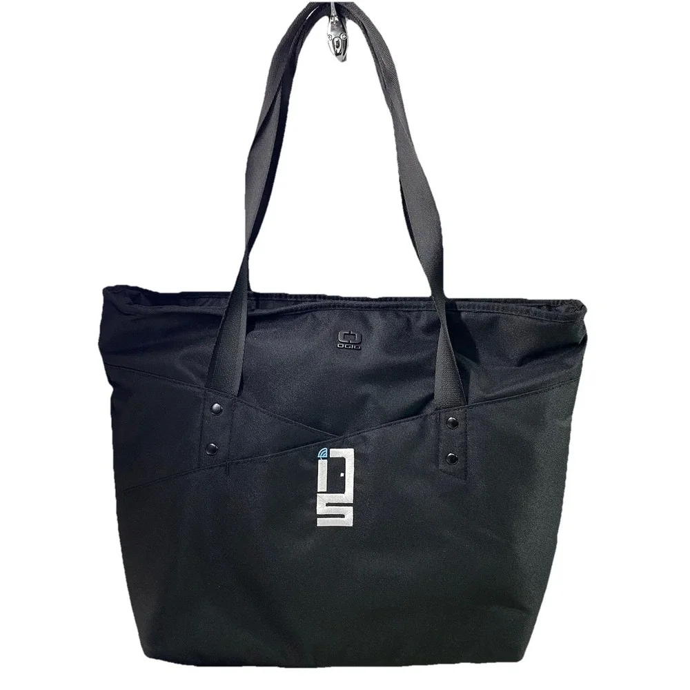 OGIO Downtown Unisex Black Tote Laptop Bag Shopping Bag College Book Bag14x19x4